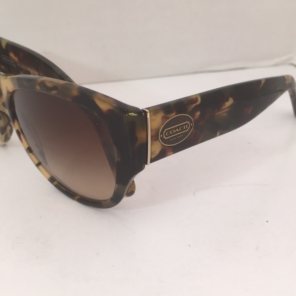 Coach Sunglasses Hayden Dark Vintage Tortoise with case - Picture 8 of 16